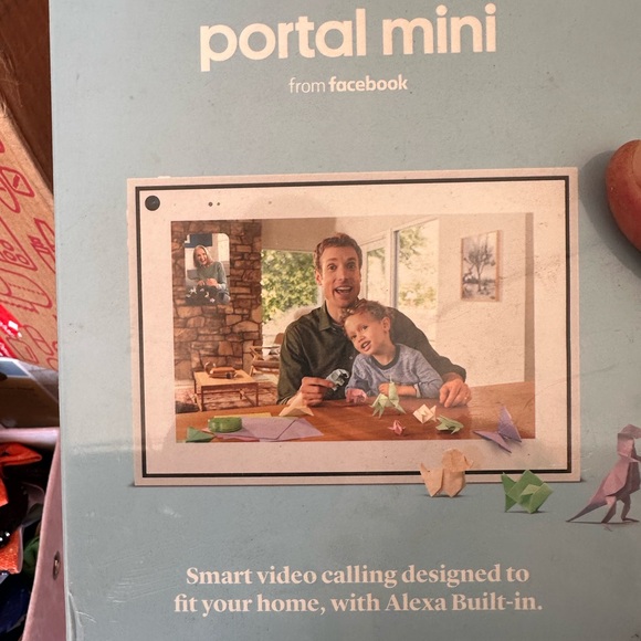 Facebook Portal Mini - Smart Video Calling 8” Touch Screen Display with Alexa - Picture 2 of 5